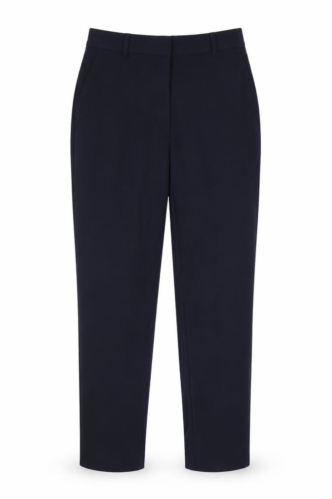 Marks & Spencer Womens Blue  Polyester Trousers  Size 8 L26 in Regular