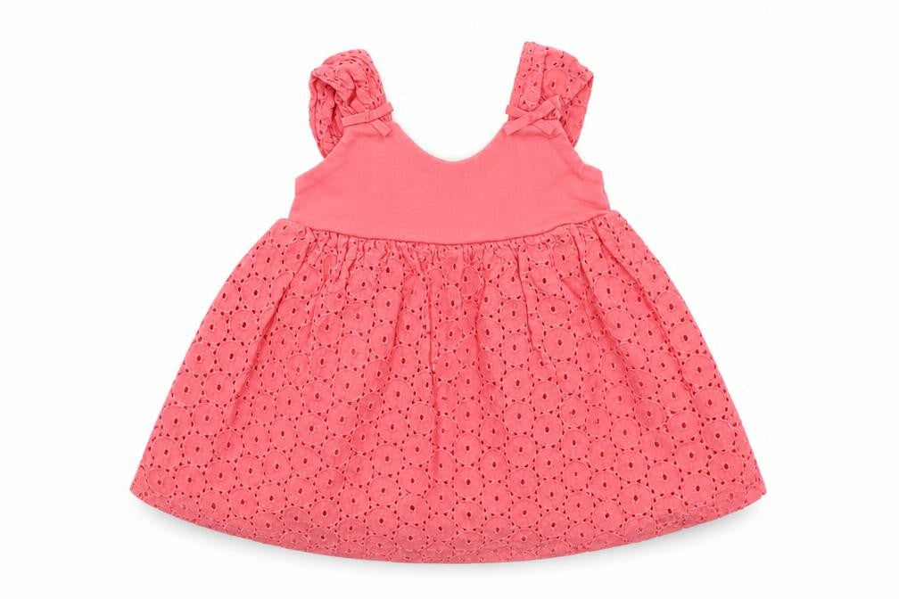 Gillian's Closet Baby Pink  Cotton A-Line  Size 6-9 Months  Round Neck