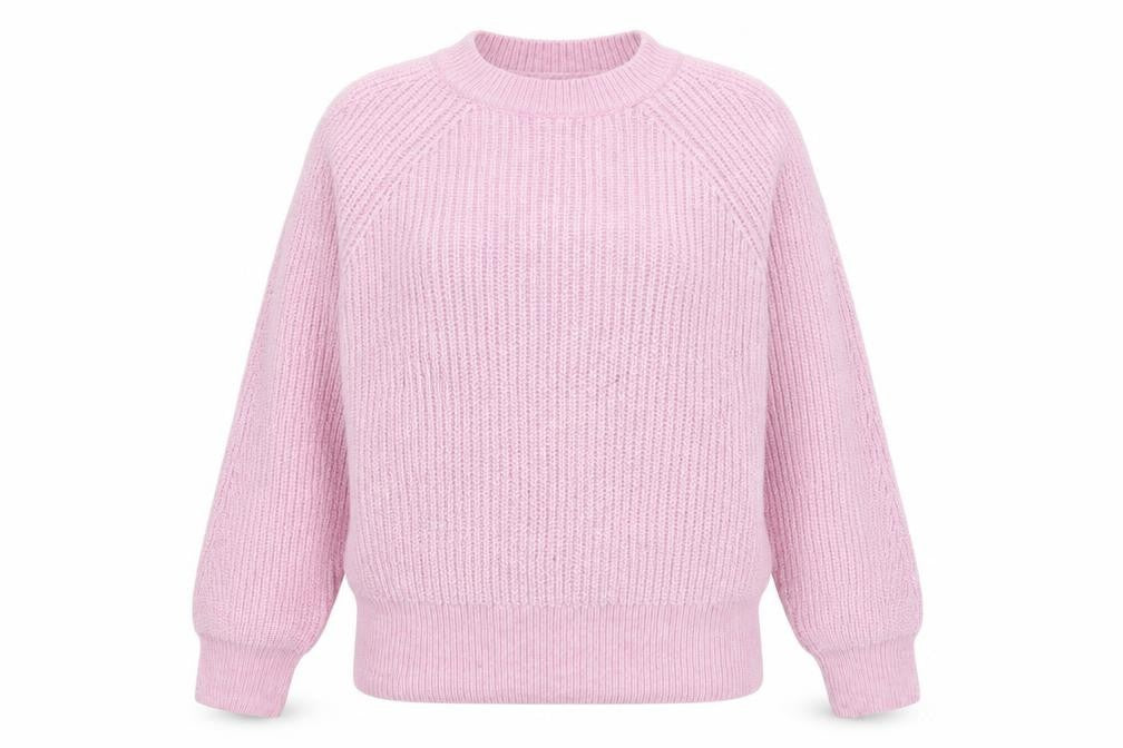 Primark Womens Purple Mock Neck  Acrylic Pullover Jumper Size S