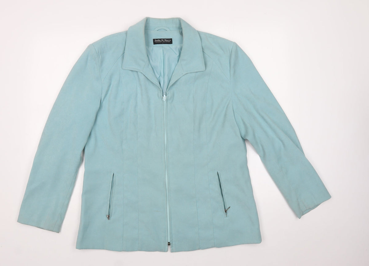 Joella Di Marco Womens Green   Jacket  Size L  Zip