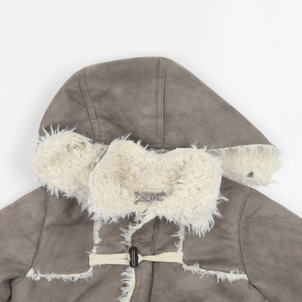 Boboli Girls Grey   Jacket  Size 2 Years  Zip