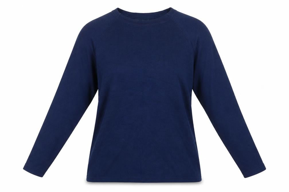 Instyle Womens Blue Crew Neck  Polyester Pullover Jumper Size M