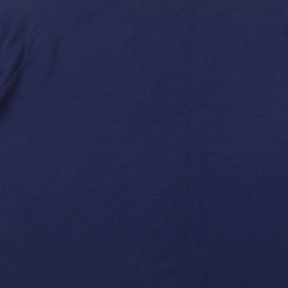 Instyle Womens Blue Crew Neck  Polyester Pullover Jumper Size M