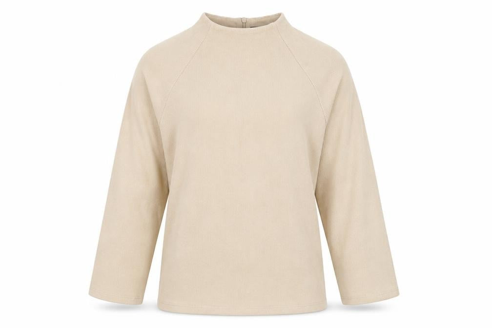 Marks & Spencer Womens Beige Round Neck  Polyester Pullover Jumper Size 12