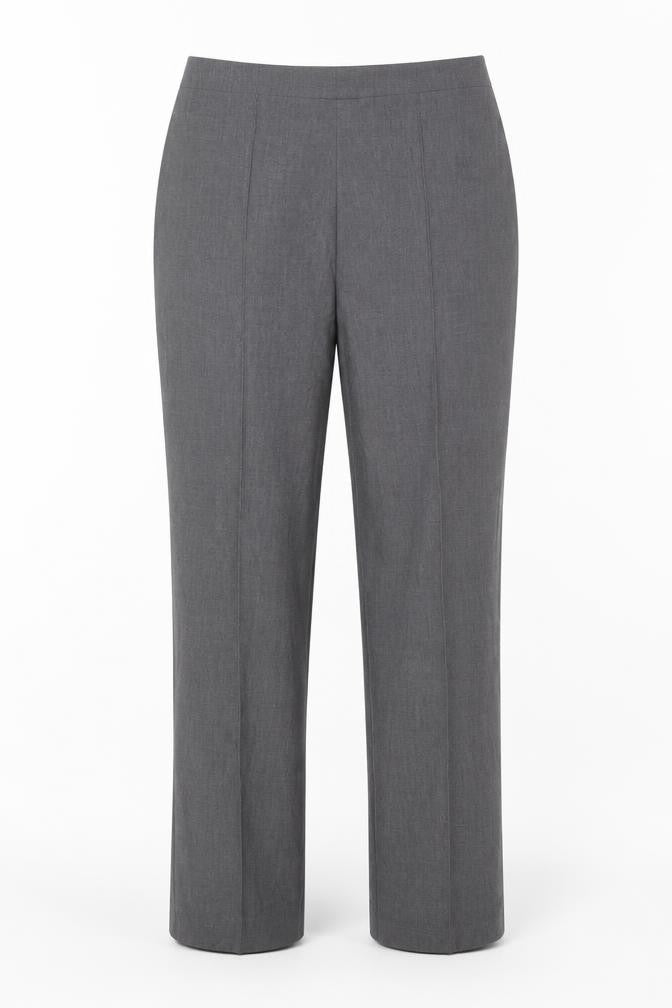 Essentials Womens Grey  Polyester Trousers  Size 14 L30 in Regular