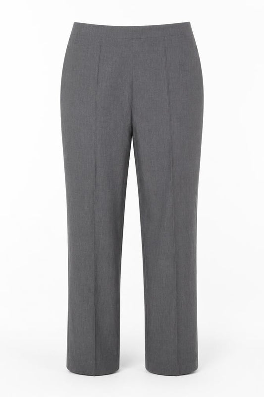 Essentials Womens Grey  Polyester Trousers  Size 14 L30 in Regular