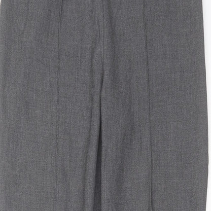 Essentials Womens Grey  Polyester Trousers  Size 14 L30 in Regular