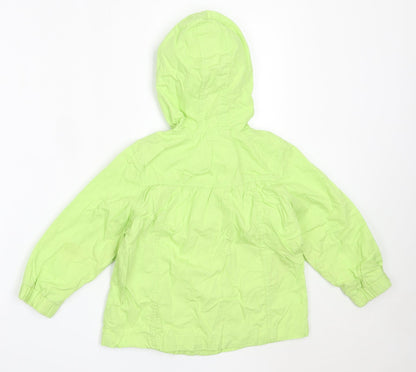 Next Girls Green   Jacket Coat Size 3-4 Years