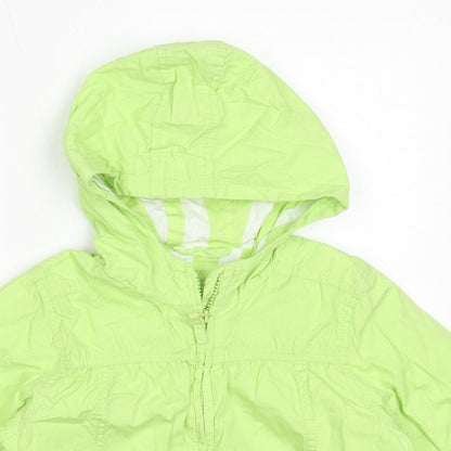 Next Girls Green   Jacket Coat Size 3-4 Years