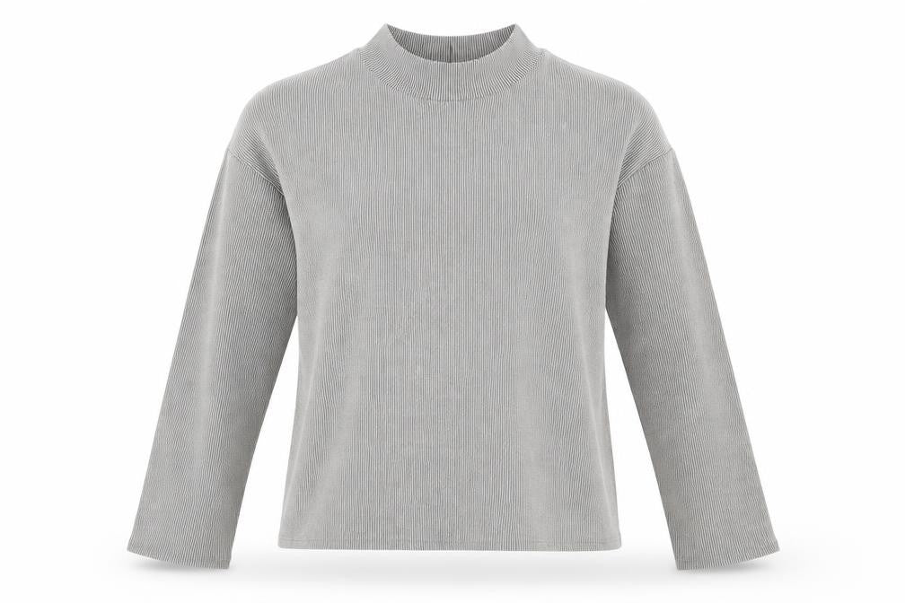 George Womens Grey High Neck  Polyester Pullover Jumper Size 14