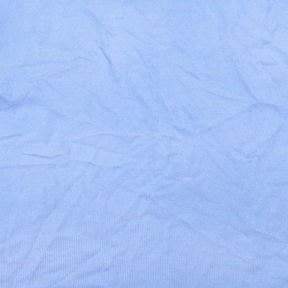 Reflect Collection Womens Blue Round Neck  Acrylic Pullover Jumper Size M