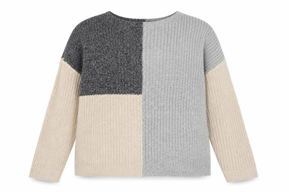 Shein  Womens Multicoloured Round Neck  Acrylic Pullover Jumper Size S