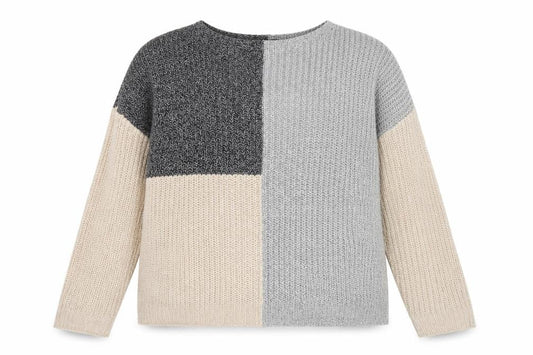 SHEIN Womens Multicoloured Round Neck  Acrylic Pullover Jumper Size S
