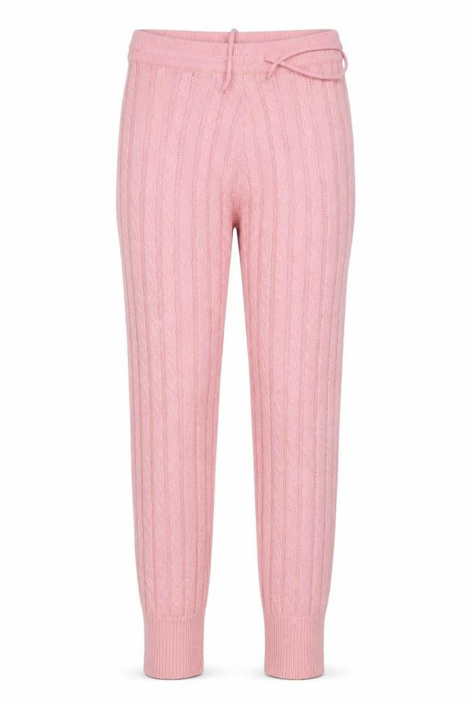 PRETTYLITTLETHING Womens Pink  Acrylic Sweatpants Trousers Size L L30 in Regular