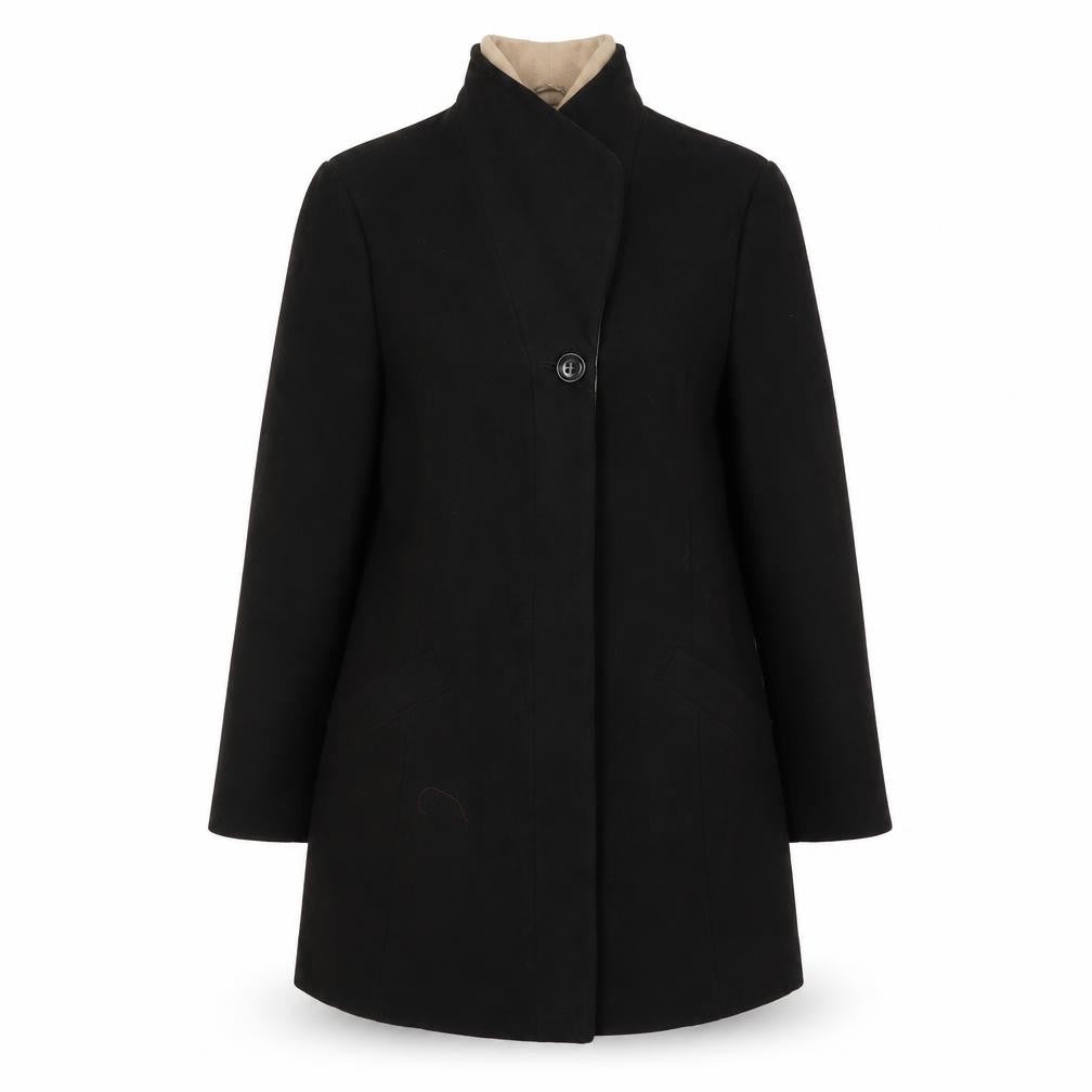 Autonomy Womens Brown   Overcoat Coat Size 14