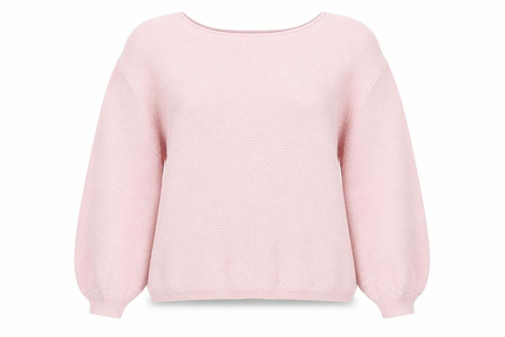 Nasty Gal Womens Pink Round Neck  Acrylic Pullover Jumper Size 10
