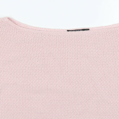 Nasty Gal Womens Pink Round Neck  Acrylic Pullover Jumper Size 10