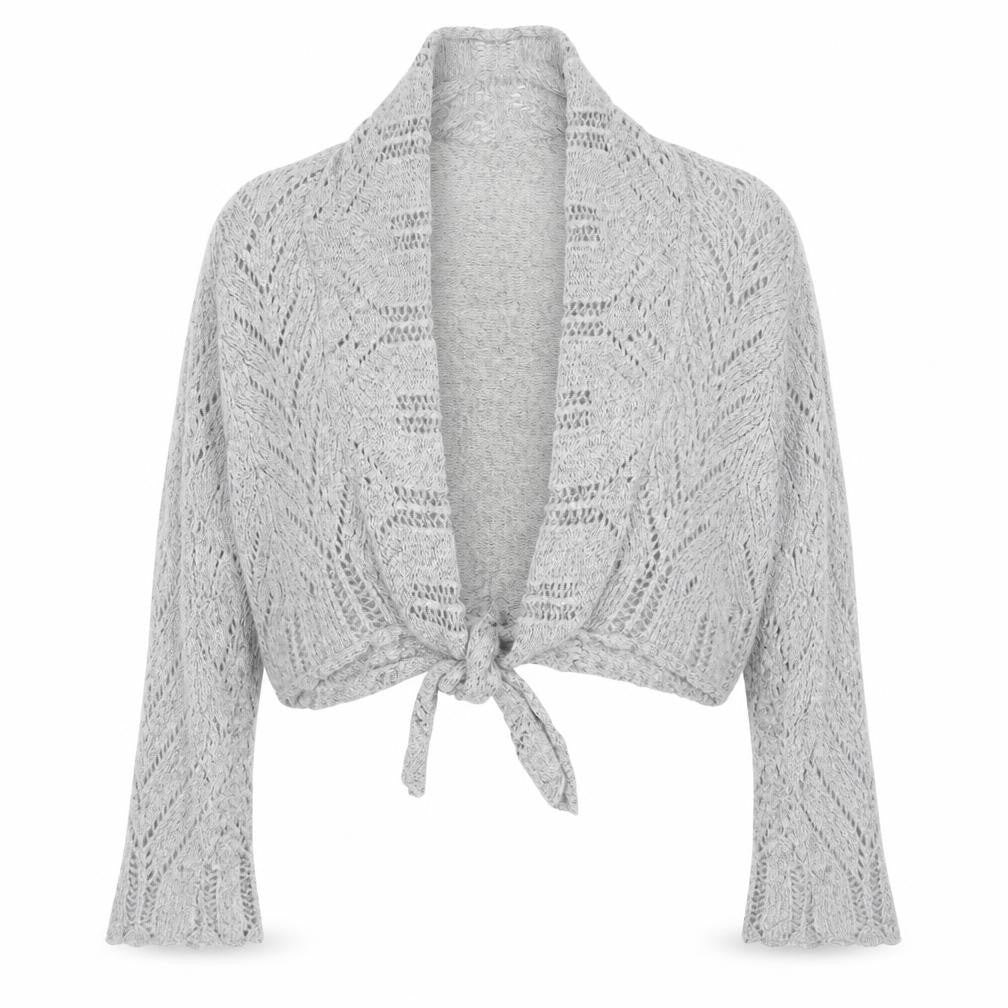 NEXT Womens Grey V-Neck  Acrylic Cardigan Jumper Size 10