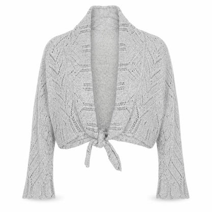 Next Womens Grey V-Neck  Acrylic Cardigan Jumper Size 10