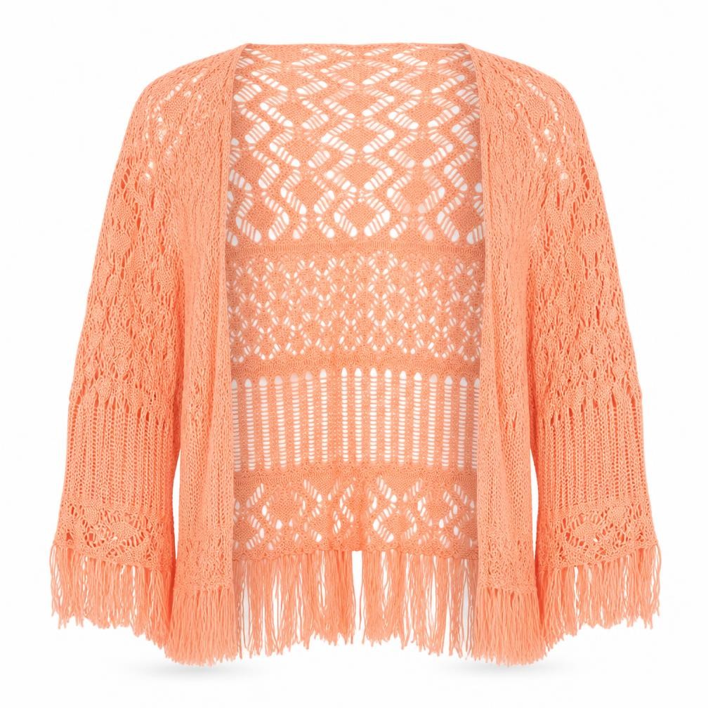 Atmosphere Womens Pink V-Neck  Acrylic Cardigan Jumper Size L