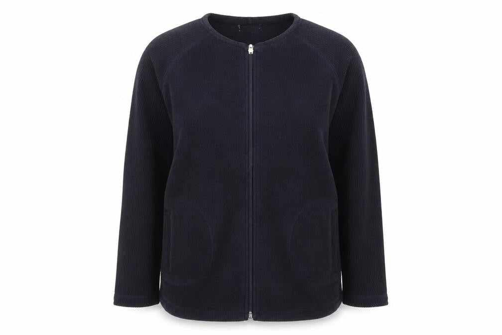 Bonmarché Womens Blue Jacket Size L Zip
