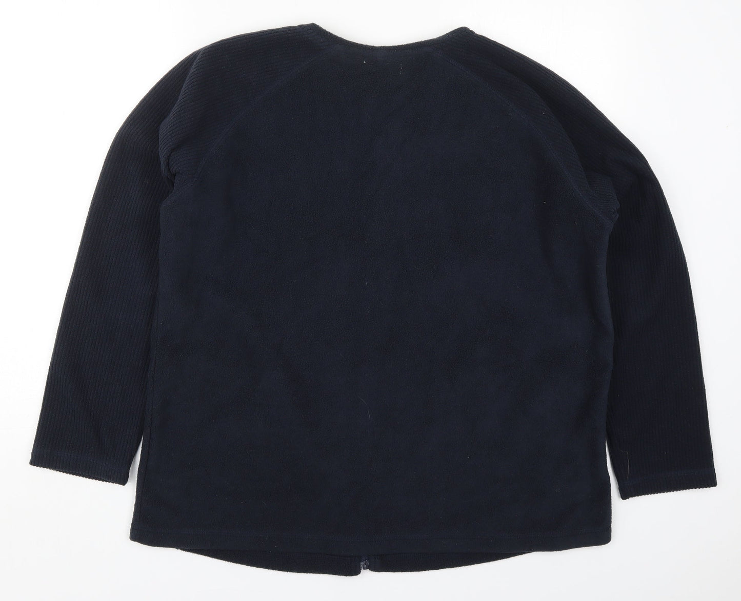 Bonmarché Womens Blue Jacket Size L Zip