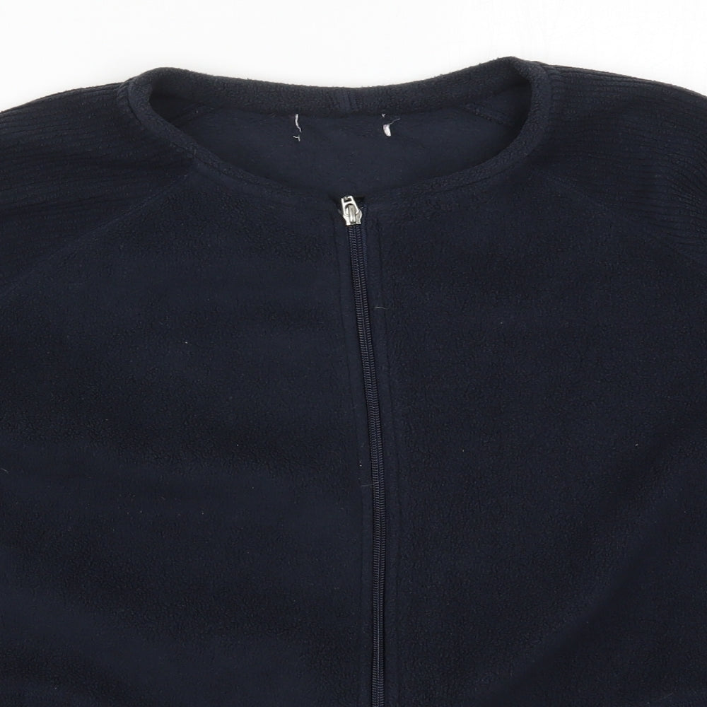 Bonmarché Womens Blue Jacket Size L Zip