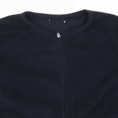 Bonmarché Womens Blue Jacket Size L Zip