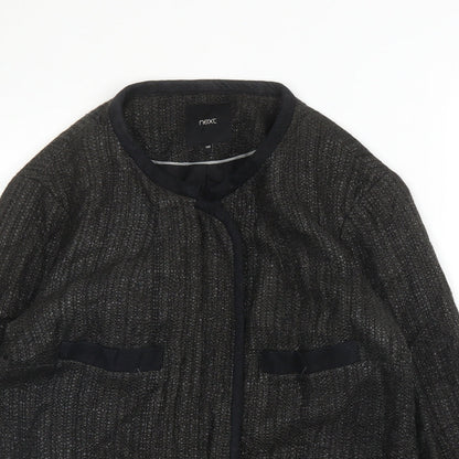 Next Womens Grey  Viscose Jacket Blazer Size 14
