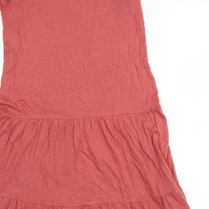 Next Womens Pink  Modal A-Line  Size 10  Round Neck