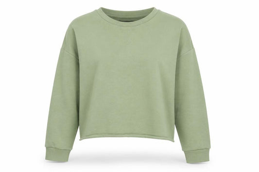 Primark Womens Green  Cotton Pullover Sweatshirt Size XS