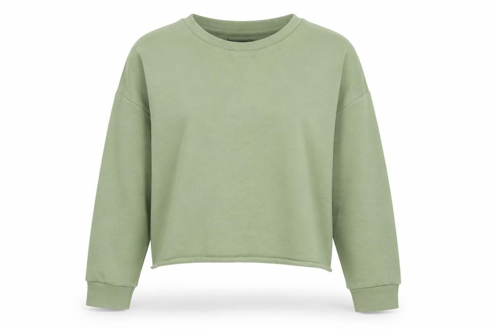 Primark Womens Green  Cotton Pullover Sweatshirt Size XS