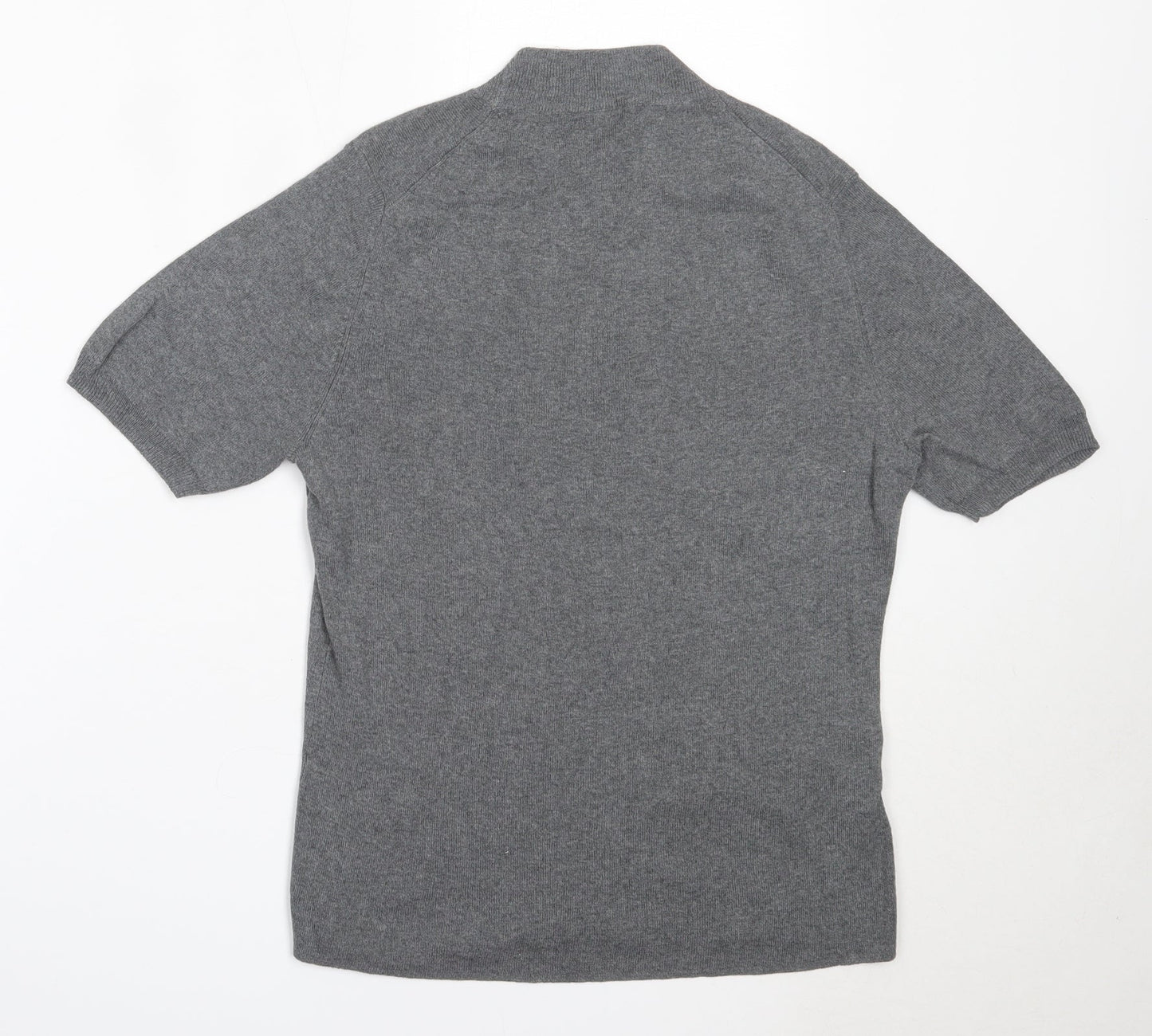 Country Casuals Womens Grey Round Neck  Cotton Pullover Jumper Size L