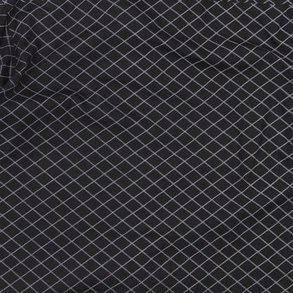 Freeport Mens Black  Polyester  Button-Up Size XL Collared