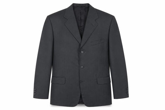 Zantos Mens Grey  Polyester Jacket Blazer Size 42