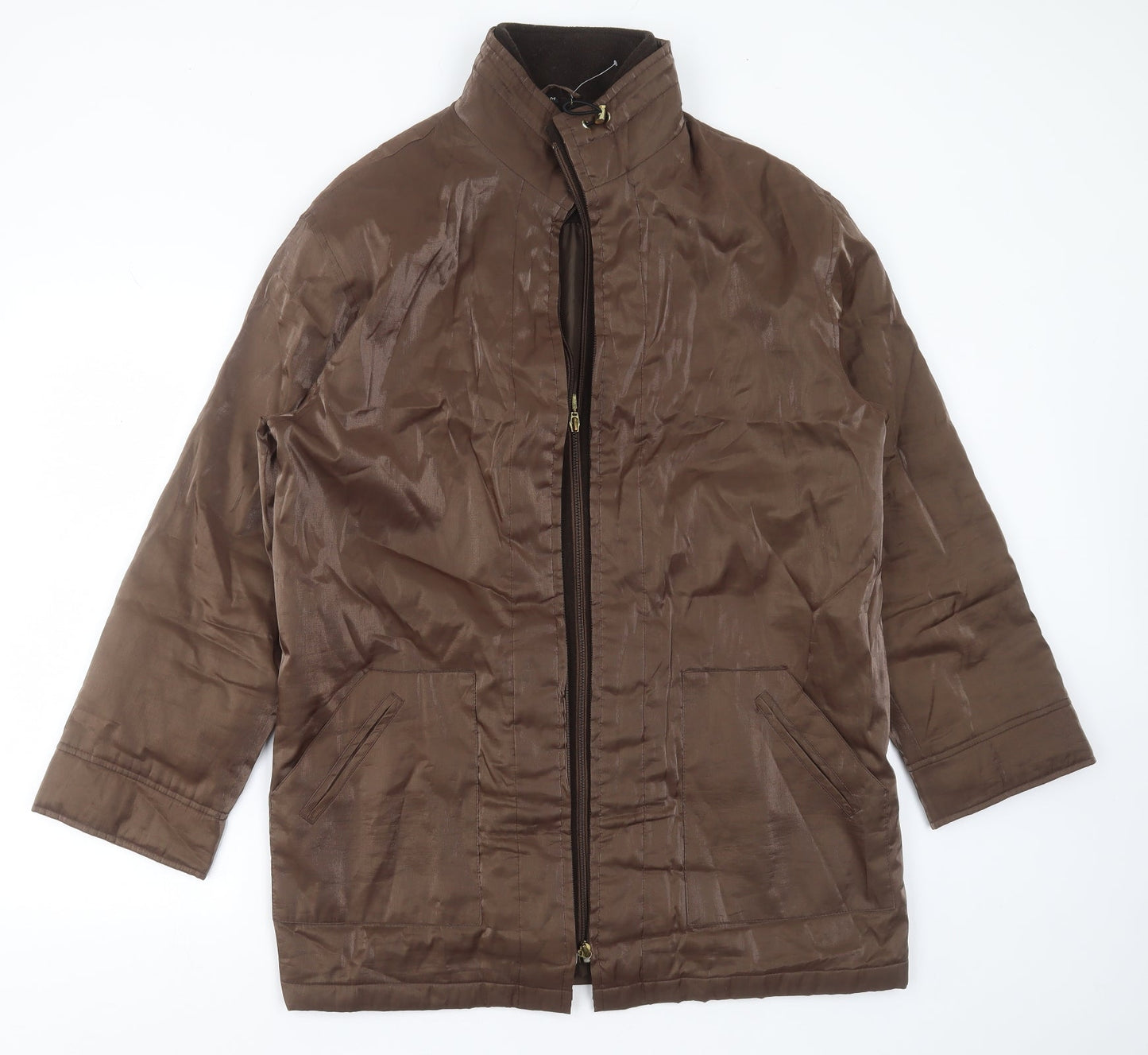 Bonmarché Womens Brown Jacket Size M Zip