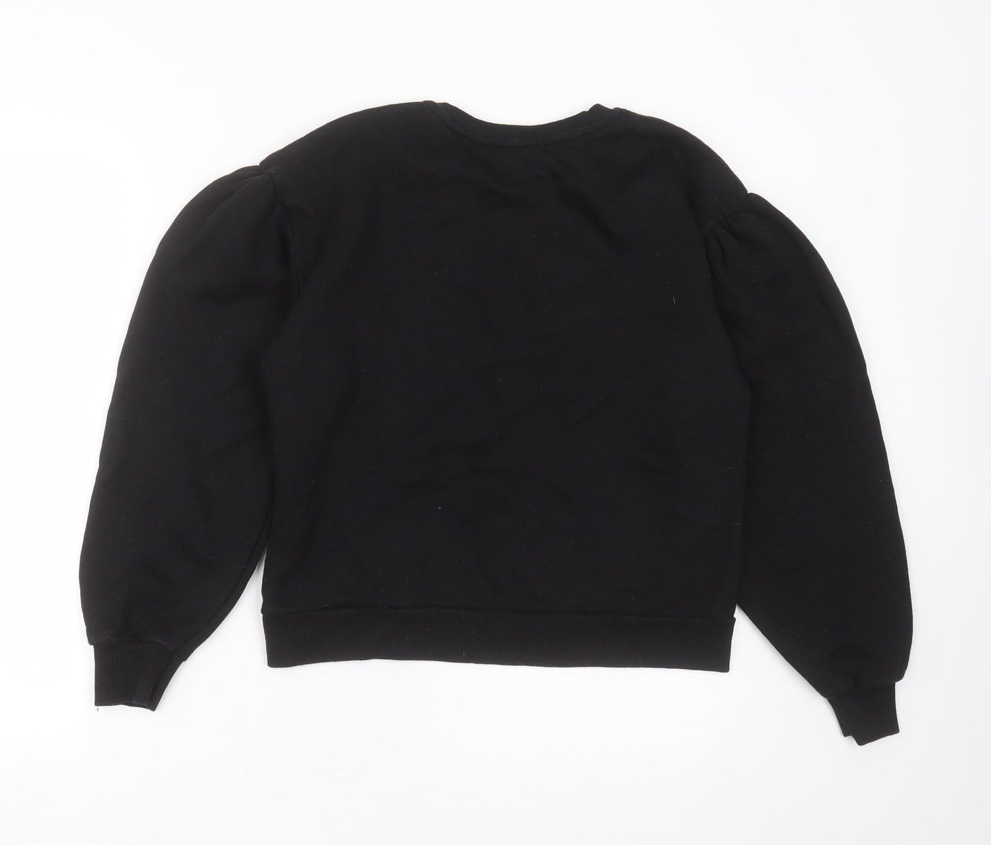 Primark Womens Black  Polyester Pullover Sweatshirt Size XS