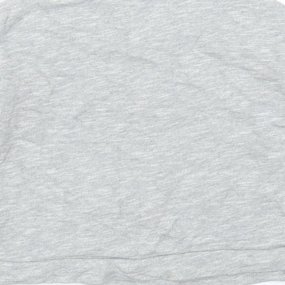 Next Girls Grey  Cotton Pullover Sweatshirt Size 9 Years   - sequins