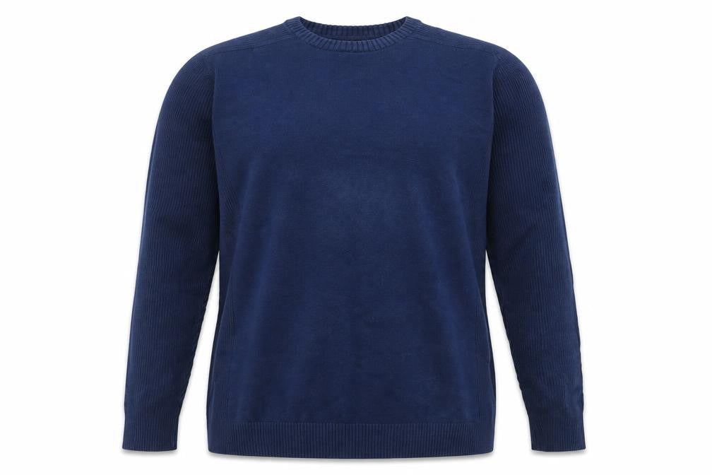 Propeller Mens Blue Round Neck  Cotton Pullover Jumper Size 2XL