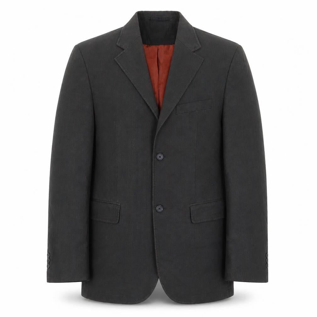 Lakeland Mens Grey Striped Cotton Jacket Blazer Size 40