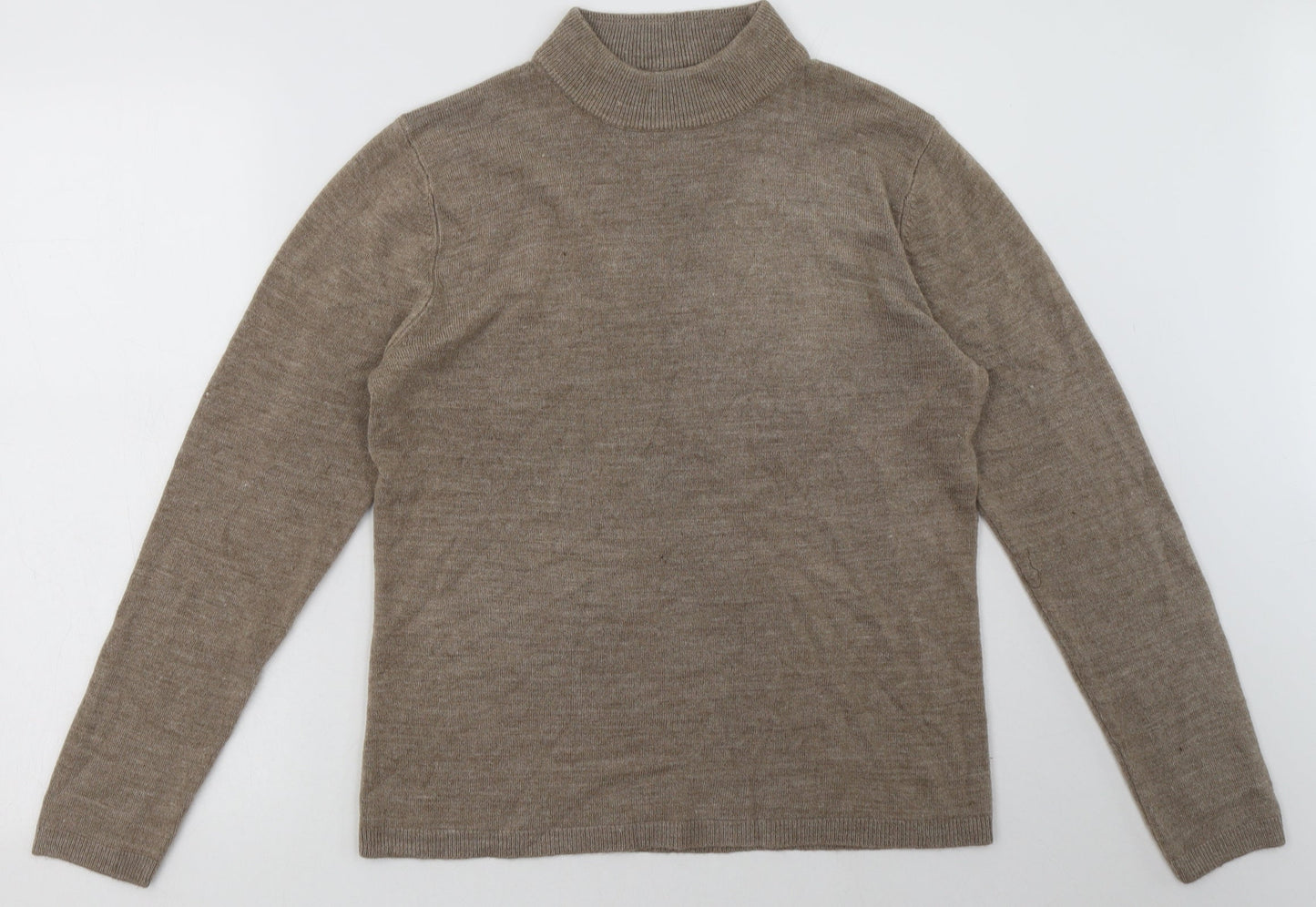 Matalan Womens Brown  Acrylic Pullover Sweatshirt Size 16  Pullover