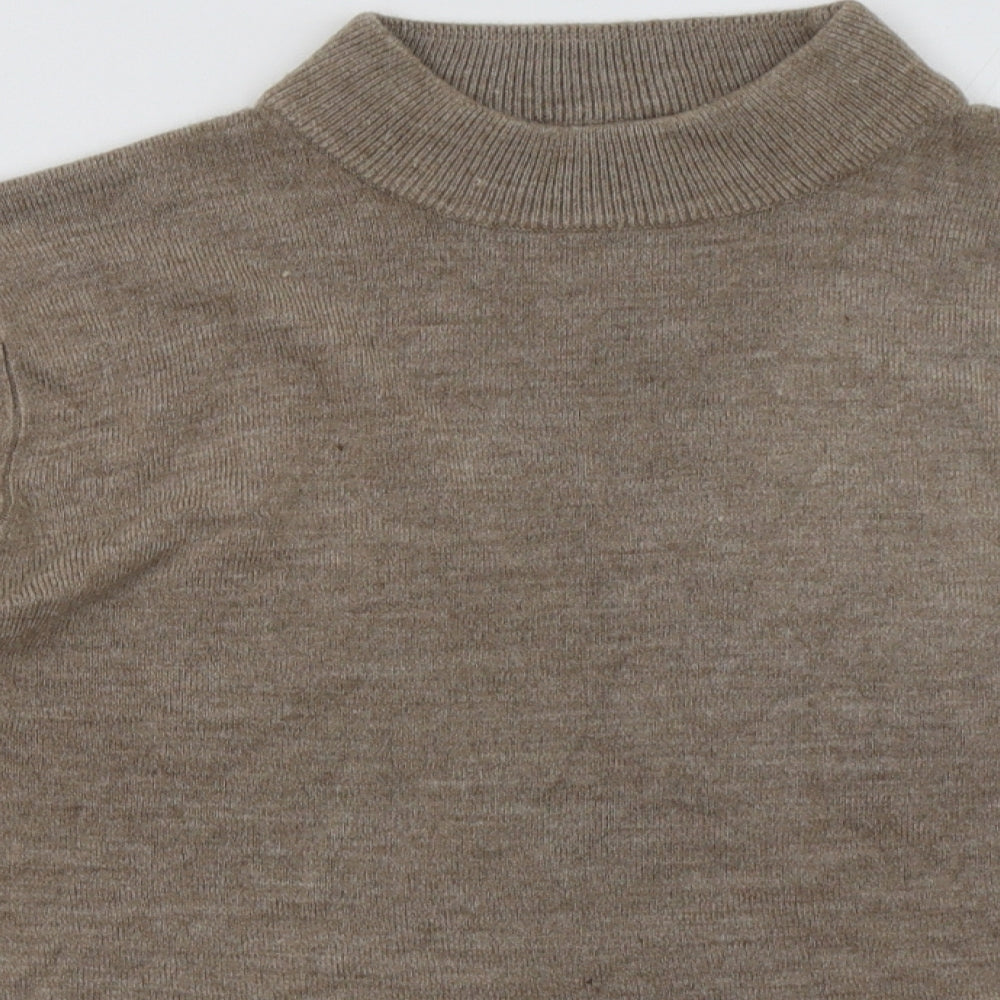 Matalan Womens Brown  Acrylic Pullover Sweatshirt Size 16  Pullover