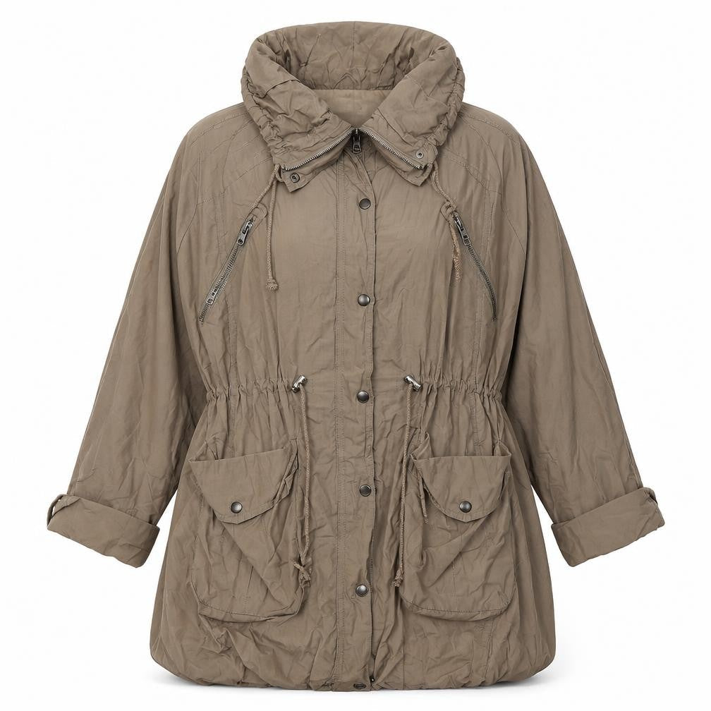 Be Beau Womens Brown   Jacket  Size 10  Zip