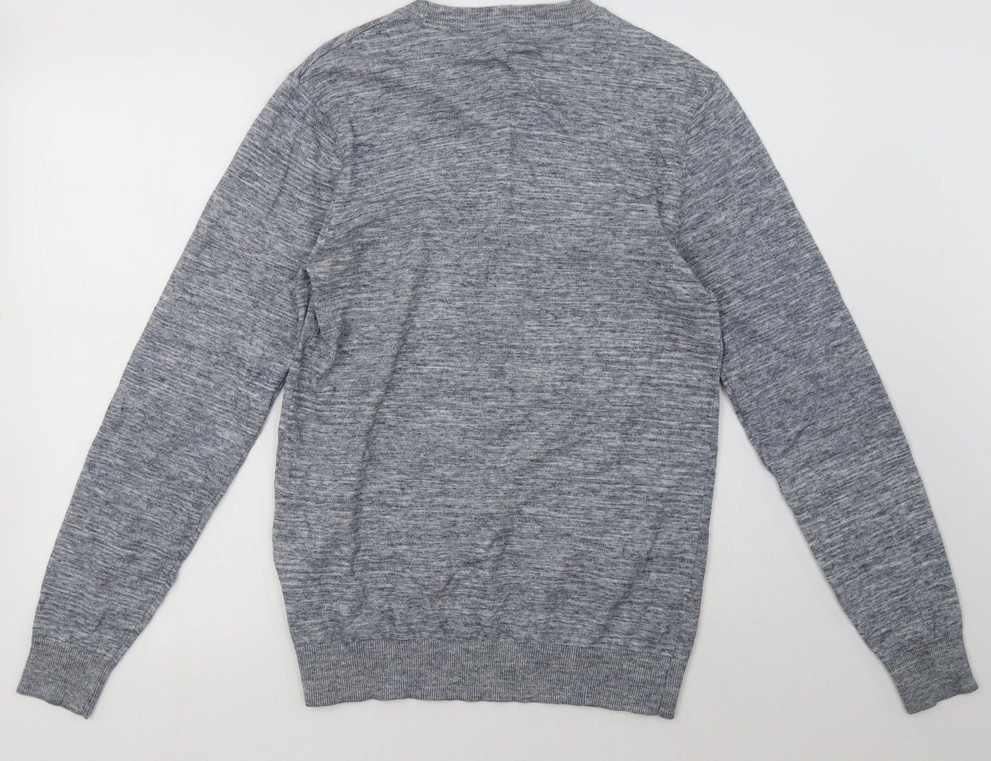 Peacocks Mens Blue  Cotton Pullover Sweatshirt Size S
