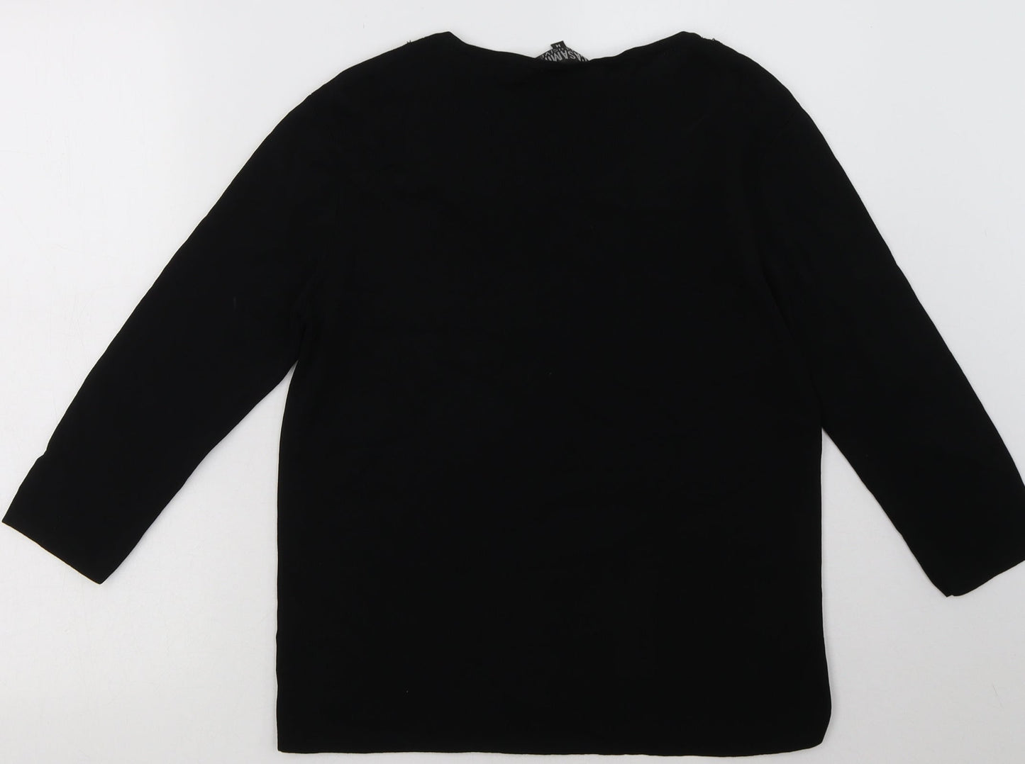 CASAMIA Womens Black  Nylon Pullover Sweatshirt Size M  Pullover