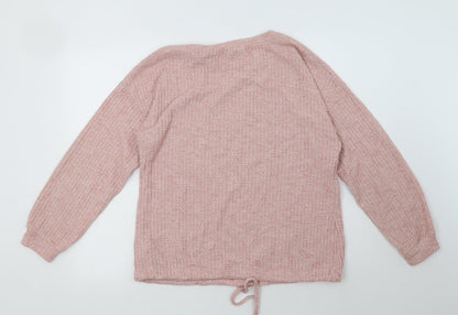 George Womens Pink  Polyester Pullover Sweatshirt Size S  Pullover