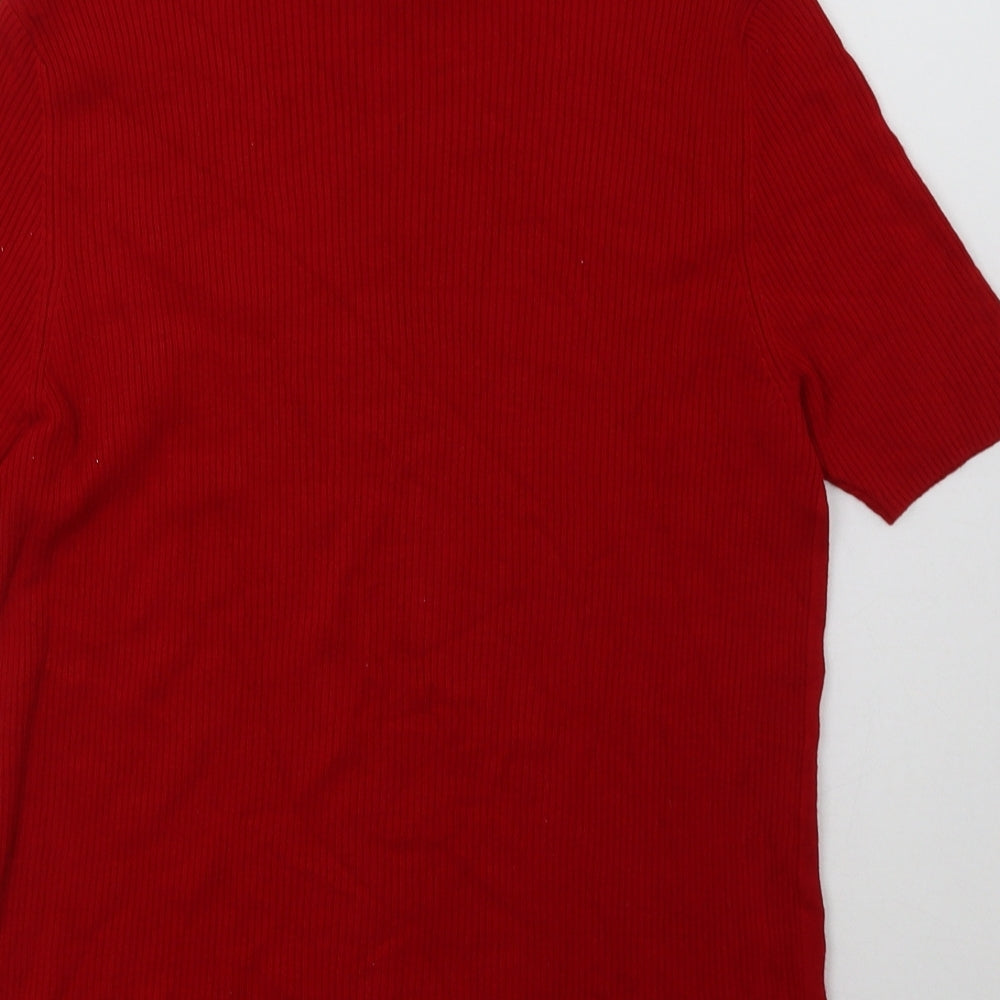 Gerry Weber Womens Red  Viscose Pullover Sweatshirt Size 16  Pullover