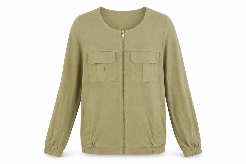 NEXT Womens Green  Polyester Full Zip Sweatshirt Size 8  Zip