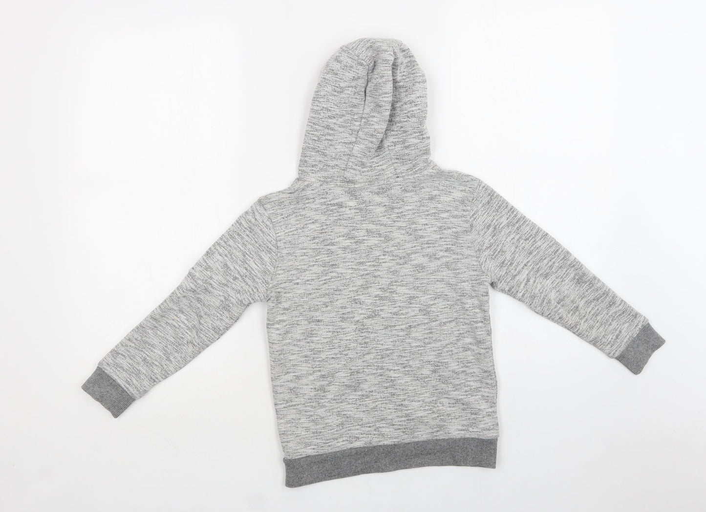 George Boys Grey  Cotton Pullover Hoodie Size 6-7 Years