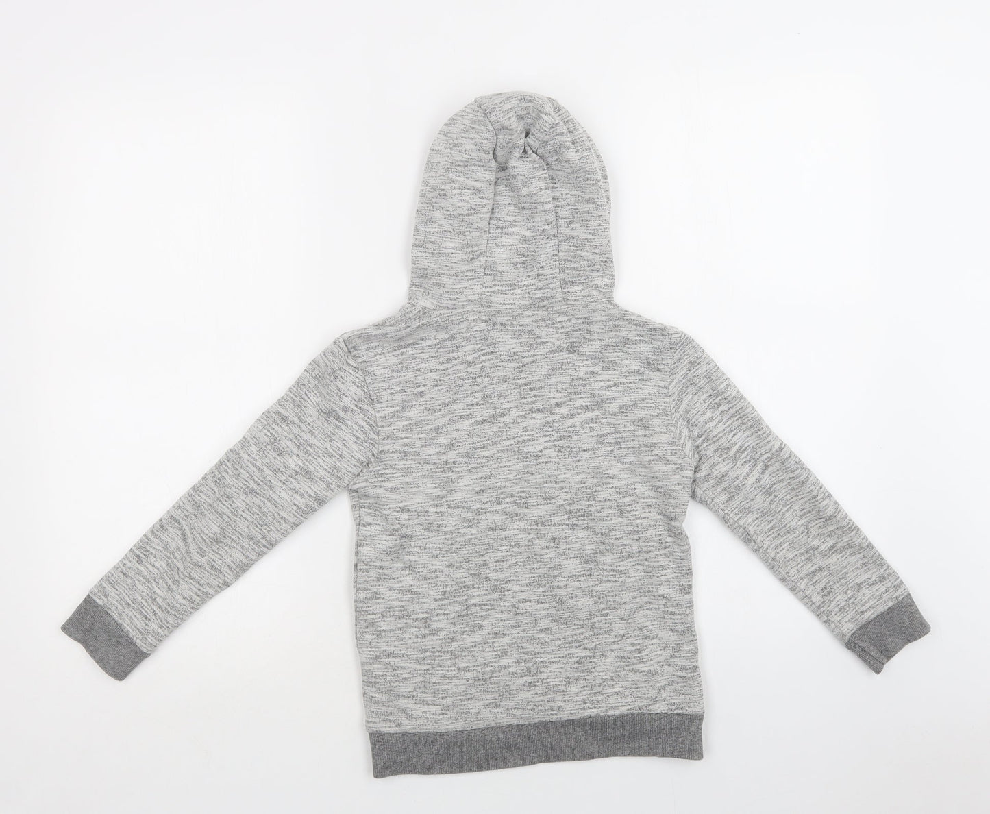 George Girls Grey  Cotton Pullover Hoodie Size 6-7 Years